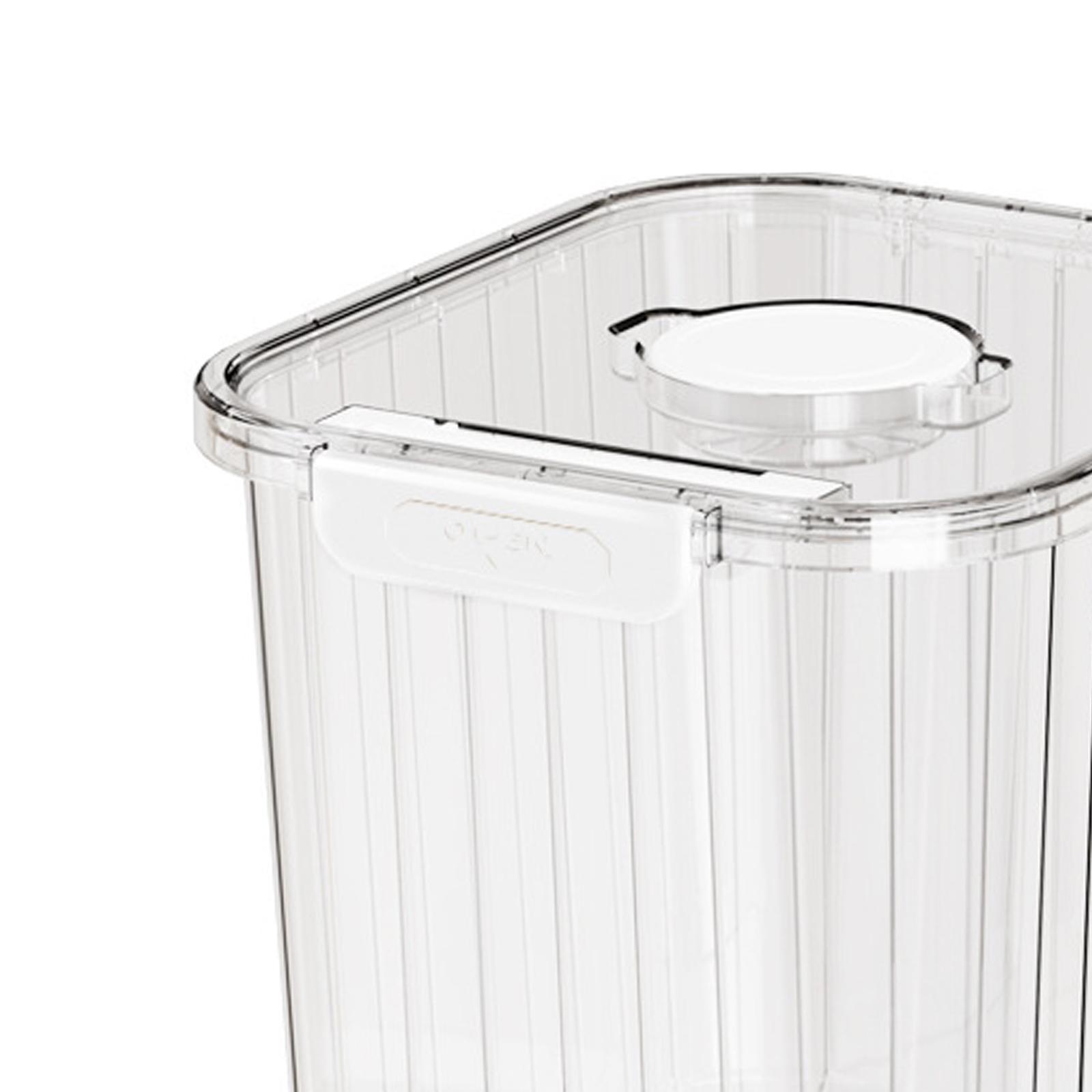 Clear Food Grain Storage box Storage Bin Sealed Lid for Sugar
