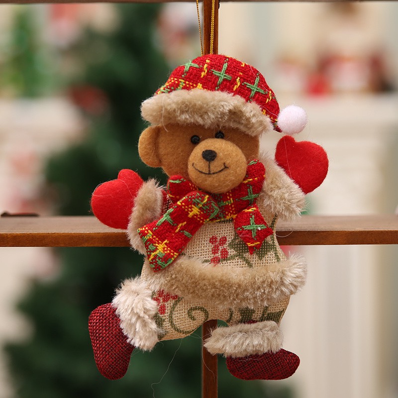 Vải bông treo cây thông trang trí NOEL TPL01