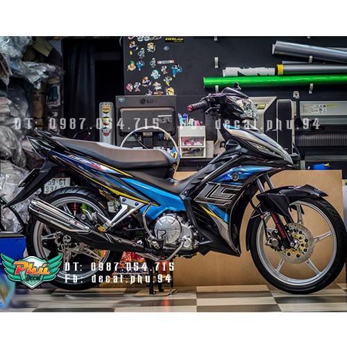 Tem rời Exciter 135 xe đen LC