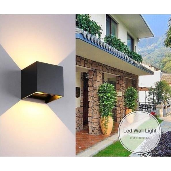 ĐÈN HẮT TƯỜNG CHIẾU SÁNG 2 ĐẦU VUÔNG 6W