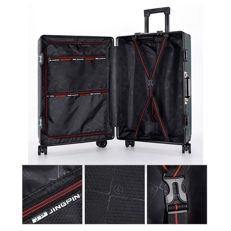 Vali Khung Nhôm Khóa Sập Hình Học NiceVilla Size 20inch &amp; 24inch