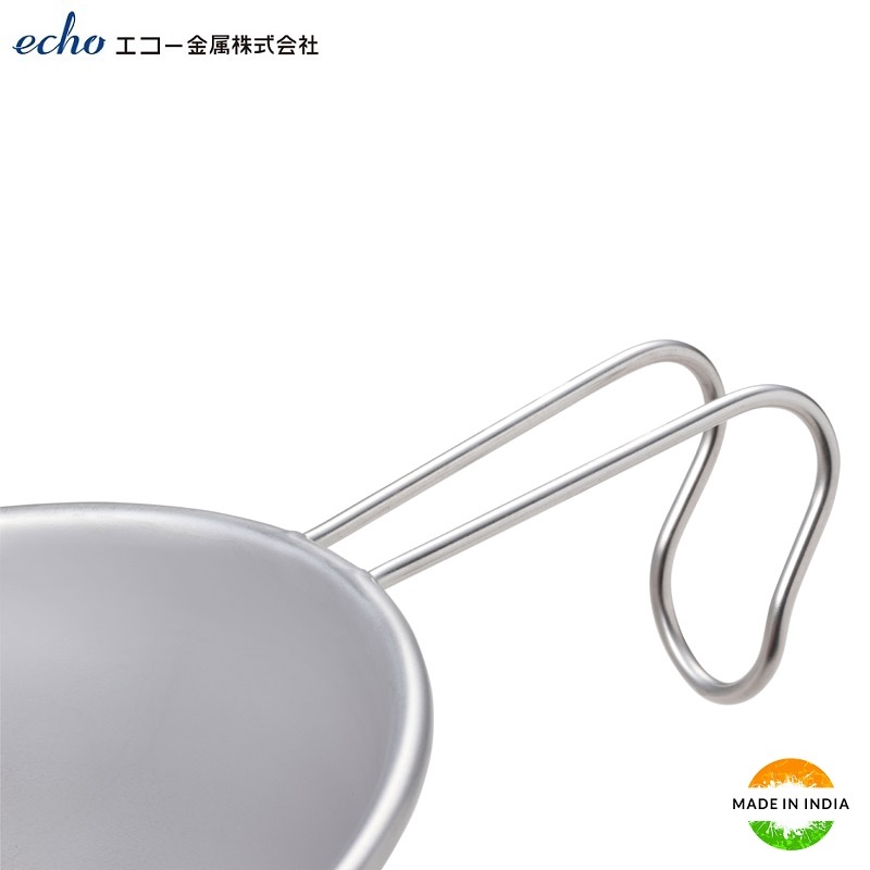 Tô inox có tay cầm Echo Metal Ø12cm - Hàng nội địa Nhật Bản nhập khẩu chính hãng