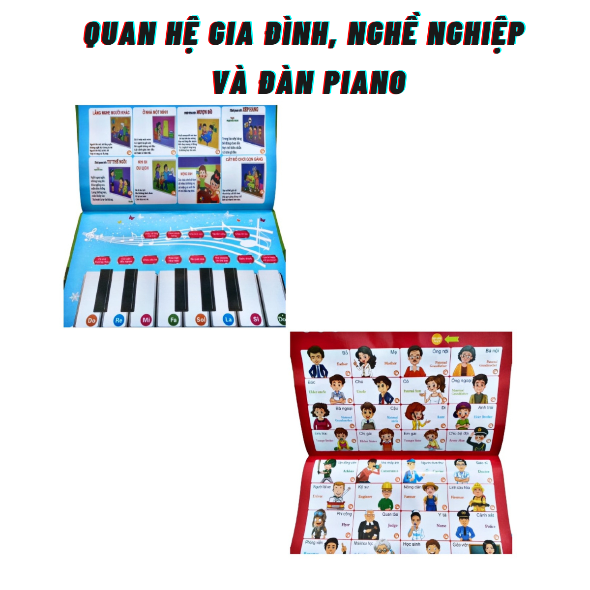 Sách Điện Tử Thông Minh Song Ngữ Cho Bé, Bảng Chữ Cái Tiếng Việt Và Tiếng Anh, Có Đàn Piano, Bé Học Kỹ Năng