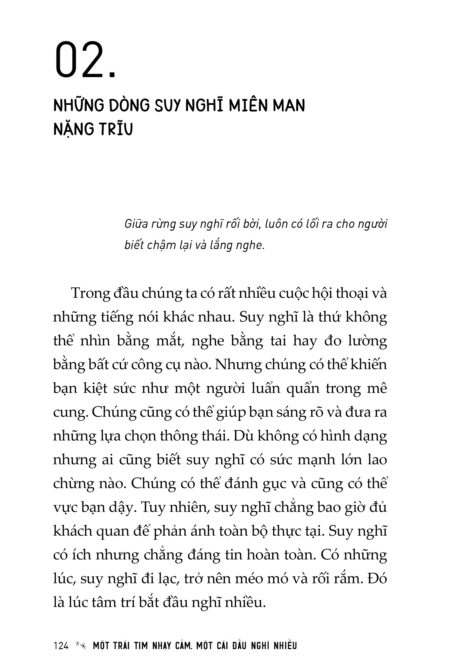 Sách Một Trái Tim Nhạy Cảm, Một Cái Đầu Nghĩ Nhiều - Monet