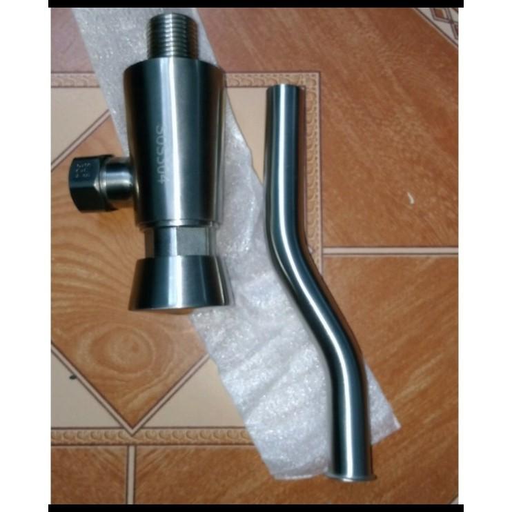 Xả Tiểu Nam Inox 304 - Xả Nhấn Bồn Tiểu Nam Inox 304