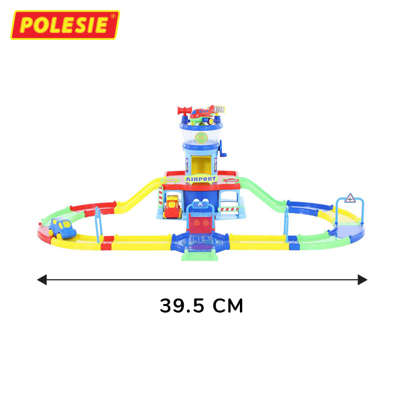 Đồ Chơi Mô Hình Sân Bay và Đường Phố Kèm Xe Ô tô Nhựa Nguyên Sinh Nhập Khẩu Châu Âu CHÍNH HÃNG POLESIE 40404