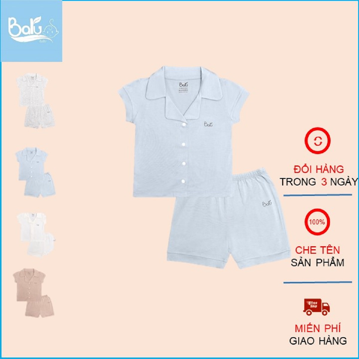Bộ đồ mặc nhà cộc tay Pizama  BARU cho bé  cotton 2c xuất dư,siêu mềm mịn, nhẹ, thoáng quần áo trẻ em ( 9M - 4Y )