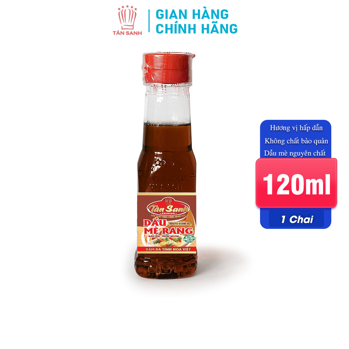 Dầu Mè Rang Tân Sanh 120ml