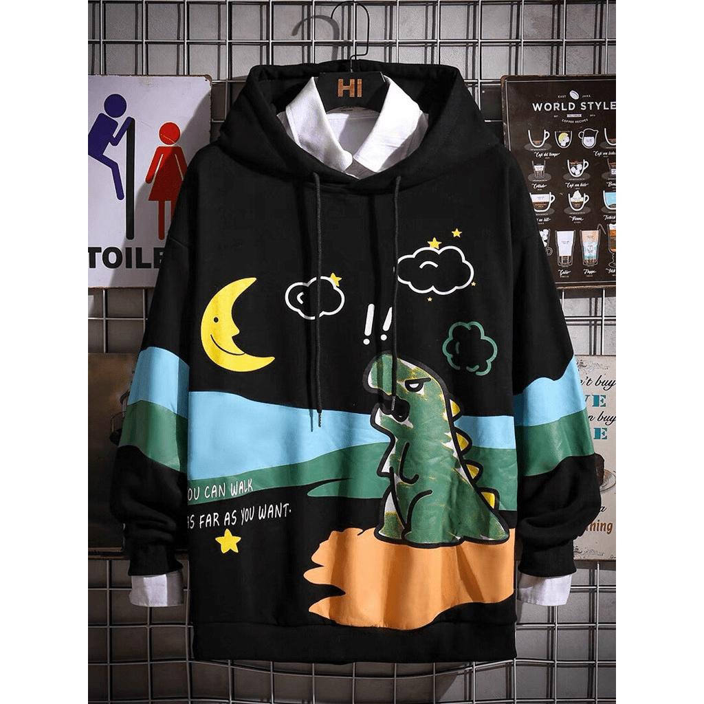 ÁO KHOÁC NỈ HODDIES KHỦNG LONG