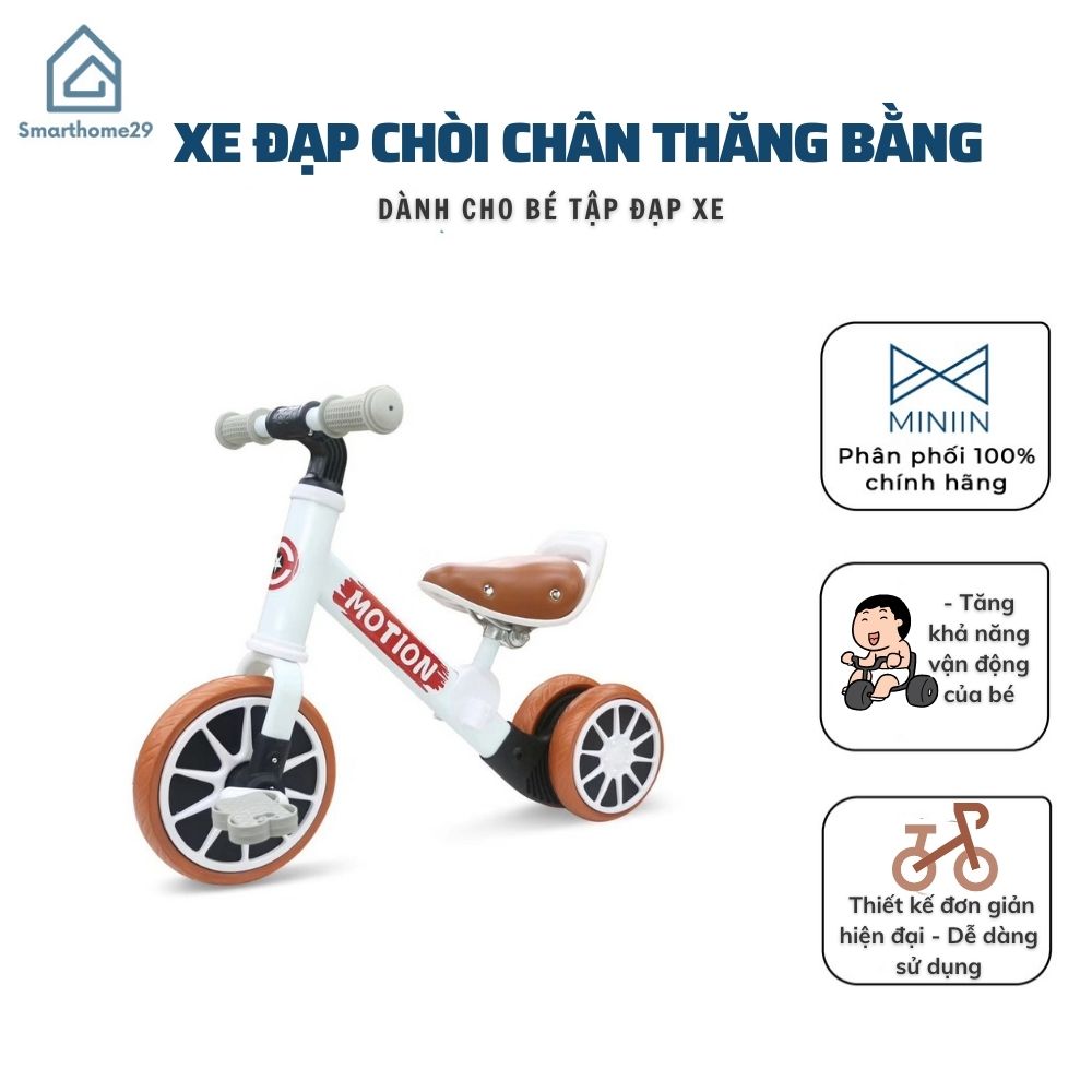 Xe Chòi Chân Thăng Bằng Vận Động Kiêm Xe Đạp 3 Bánh Cho Bé - Hàng Loại 1 - Chính Hãng MINIIN- TẶNG 1 CUỐN TRUYỆN TRANH