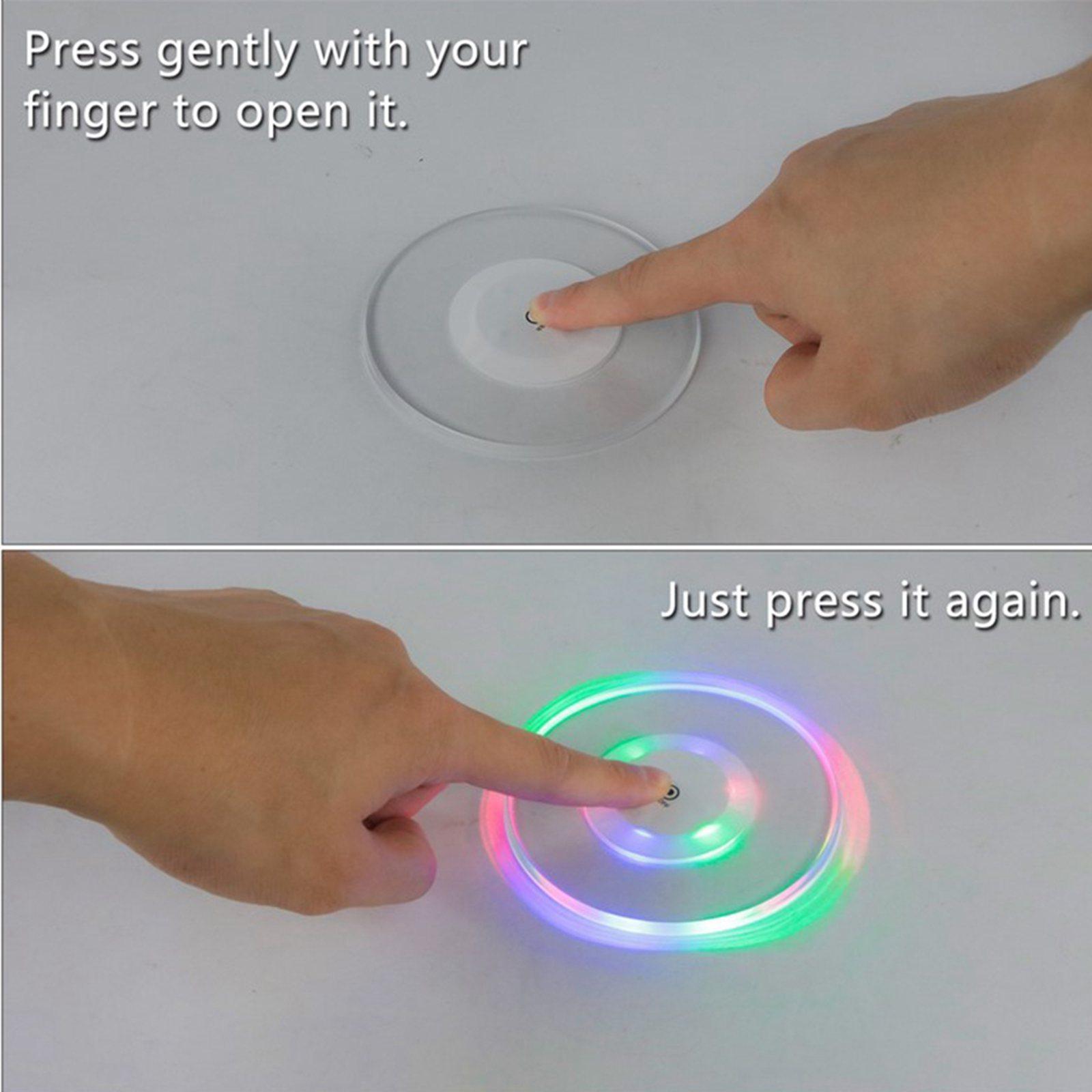 LED Cup Coaster Pad Holder Atmosphere Light Lamps Party Bar Decor