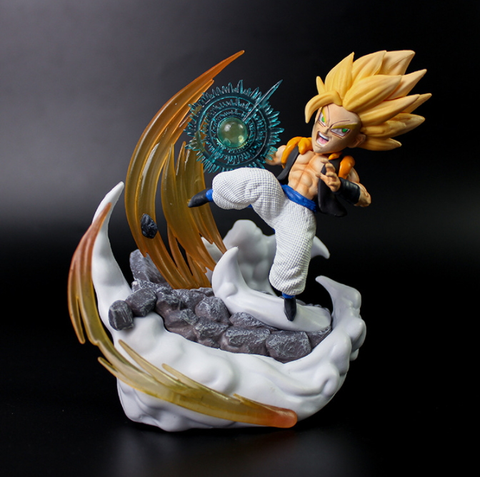 Mô hình nhân vật Gotenks supper saiyan Dragon Ball 17cm