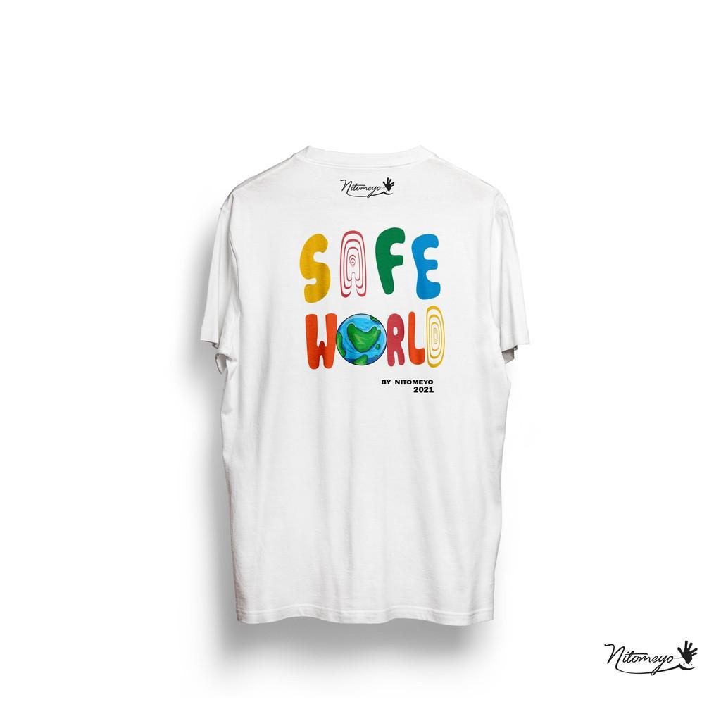 Áo Safe World Tee ( NITOMEYO Oversize)