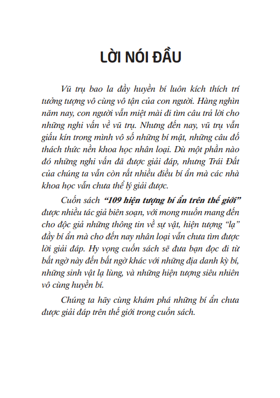 Sách - 109 Hiện Tượng Bí Ẩn Trên Thế Giới (Tái Bản 2024)