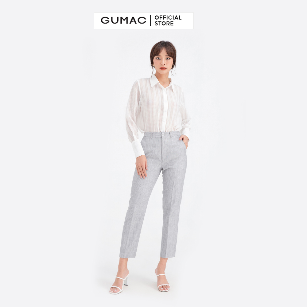 Quần tây nữ GUMAC QB726 cơ bản