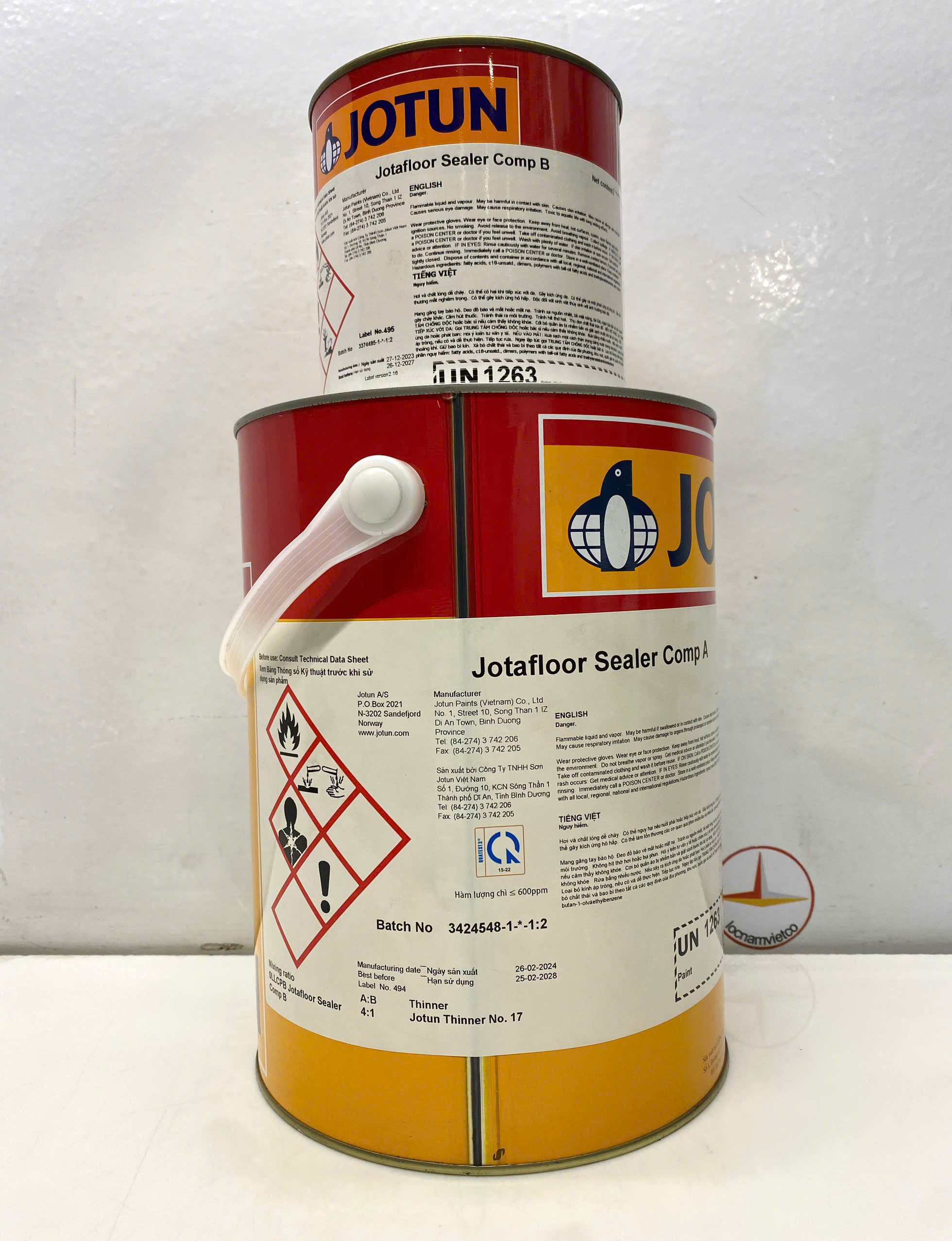 Sơn lót sàn bê tông Jotun Jotafloor Sealer _ 5L/bộ