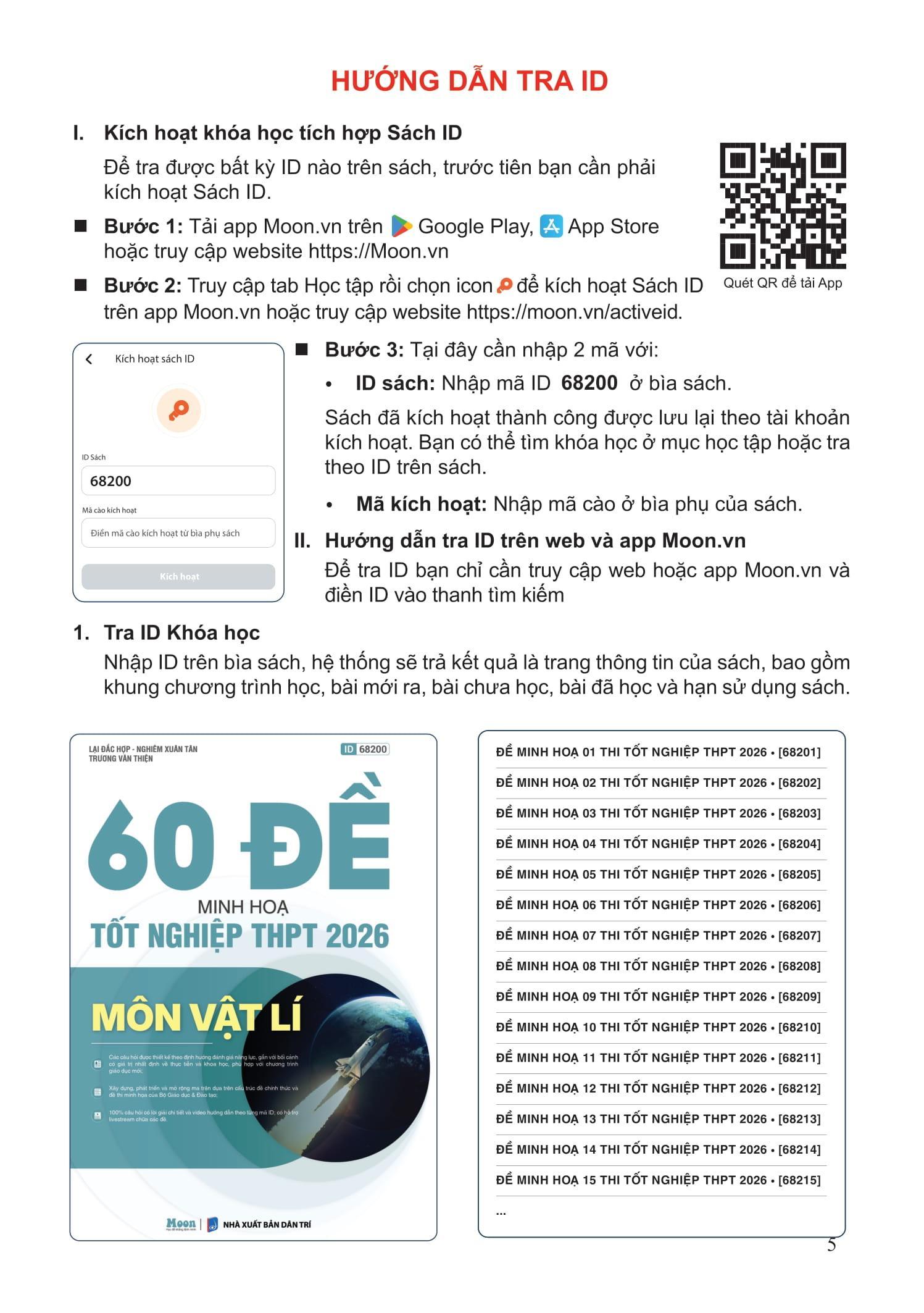 Sách - 60 Đề Minh Họa Tốt Nghiệp THPT 2026 - Môn Vật Lí - ảnh 6