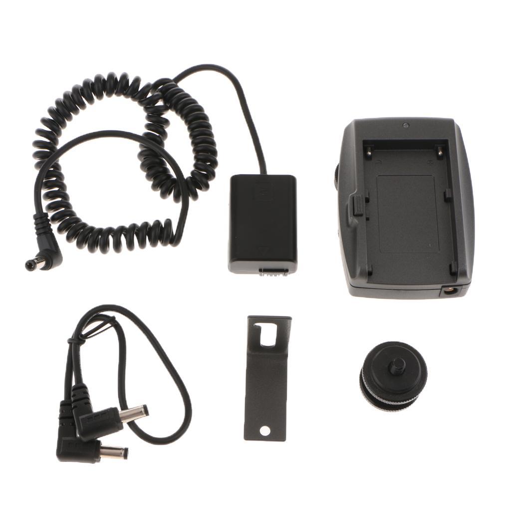 NP-FW50 DC Coupler & Battery Plate Adapter for A7 A7RIII A7SII A7MIII