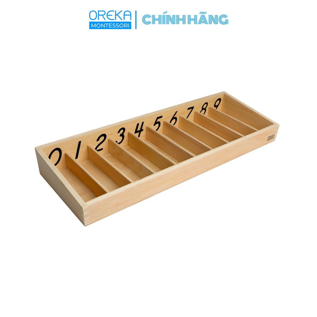 Đồ chơi trẻ em Oreka Montessori Bộ que tính: Hộp đơn - 0510410