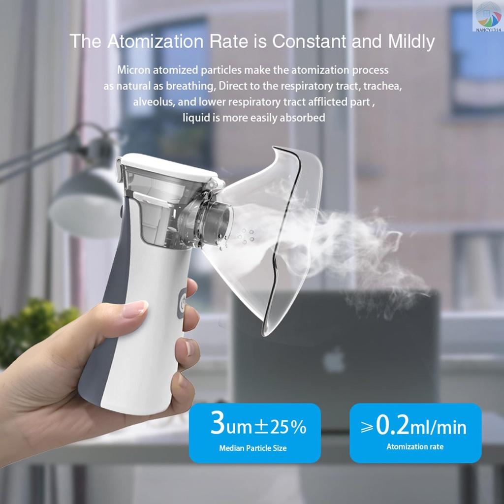 Máy Khử Trùng Nebul Cầm Tay Không Gây Tiếng Ồn Cho Người Lớn Và Trẻ Em