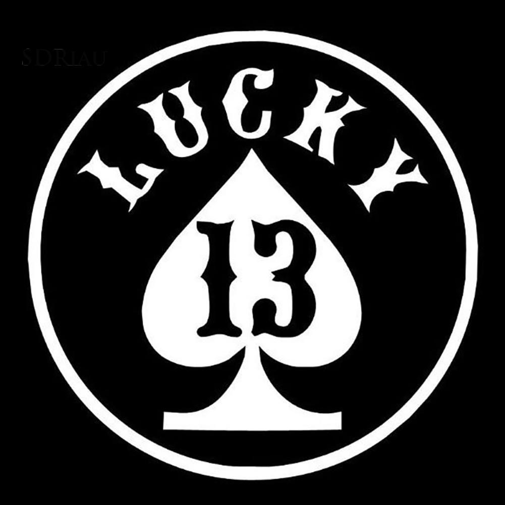 Sticker 13 Số Dán Xe Hơi Cảnh Báo An Toàn
