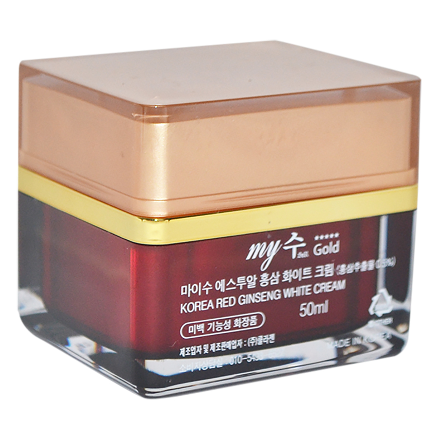 Kem Hồng Sâm Dưỡng Trắng Da Red Ginseng White Cream My Gold (50ml)