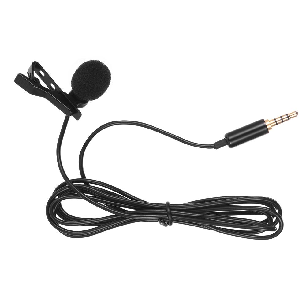 Micrô kẹp đa hướng cho iPhone X / 8P Điện thoại thông minh Máy tính bảng Máy tính xách tay Máy ảnh DSLR Âm thanh 3,5 mm