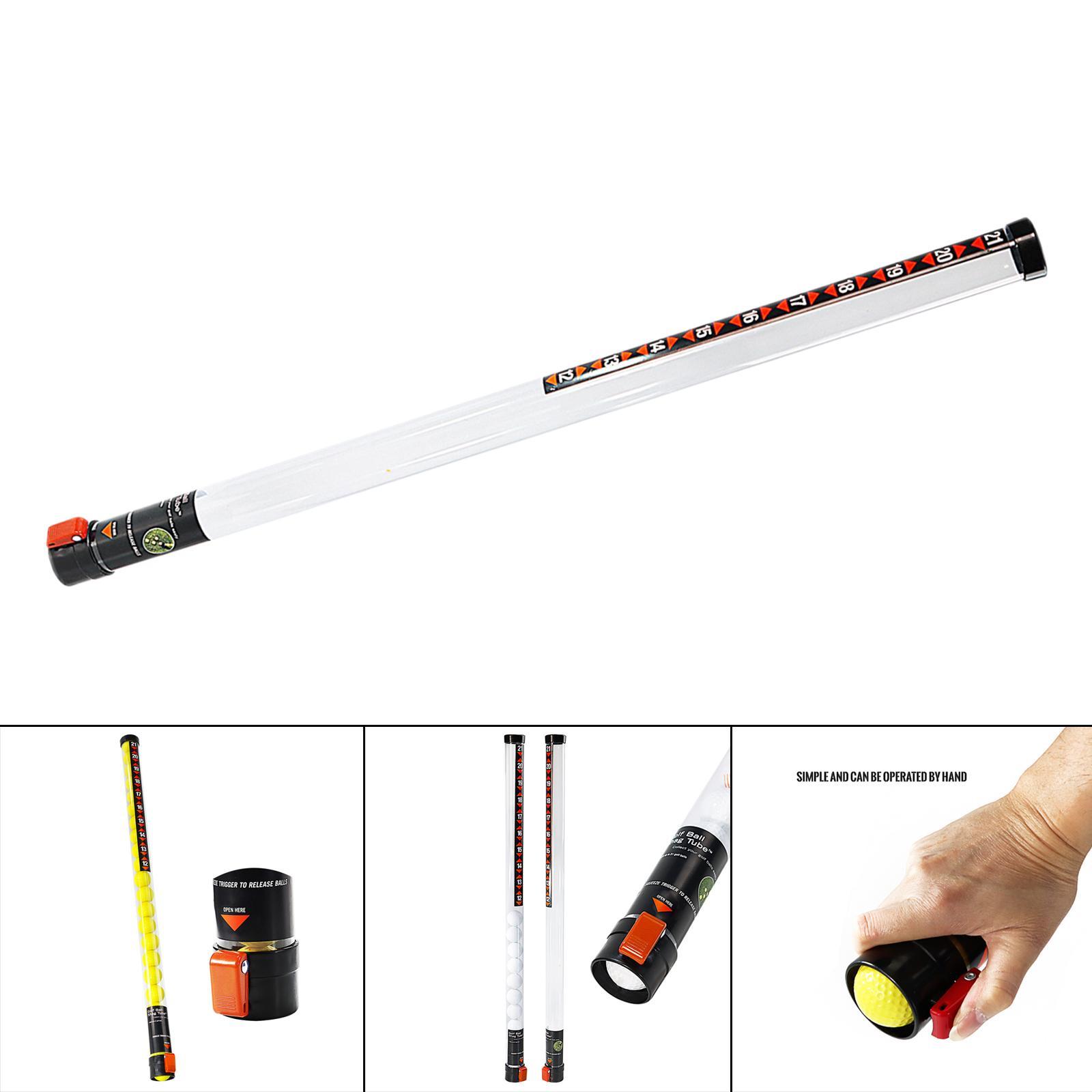 Portable Golf Ball Retriever Pick up Sucker Tool Golf Ball Holder Golf Ball Picker Tube