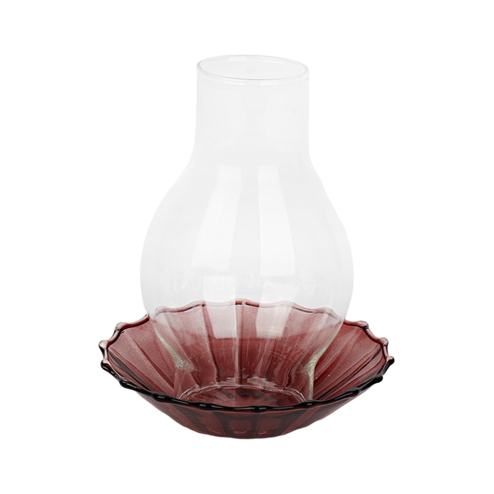 Glass Candle Holder Candle  for Home Pillar Votive Tealight Floating Candle Decor