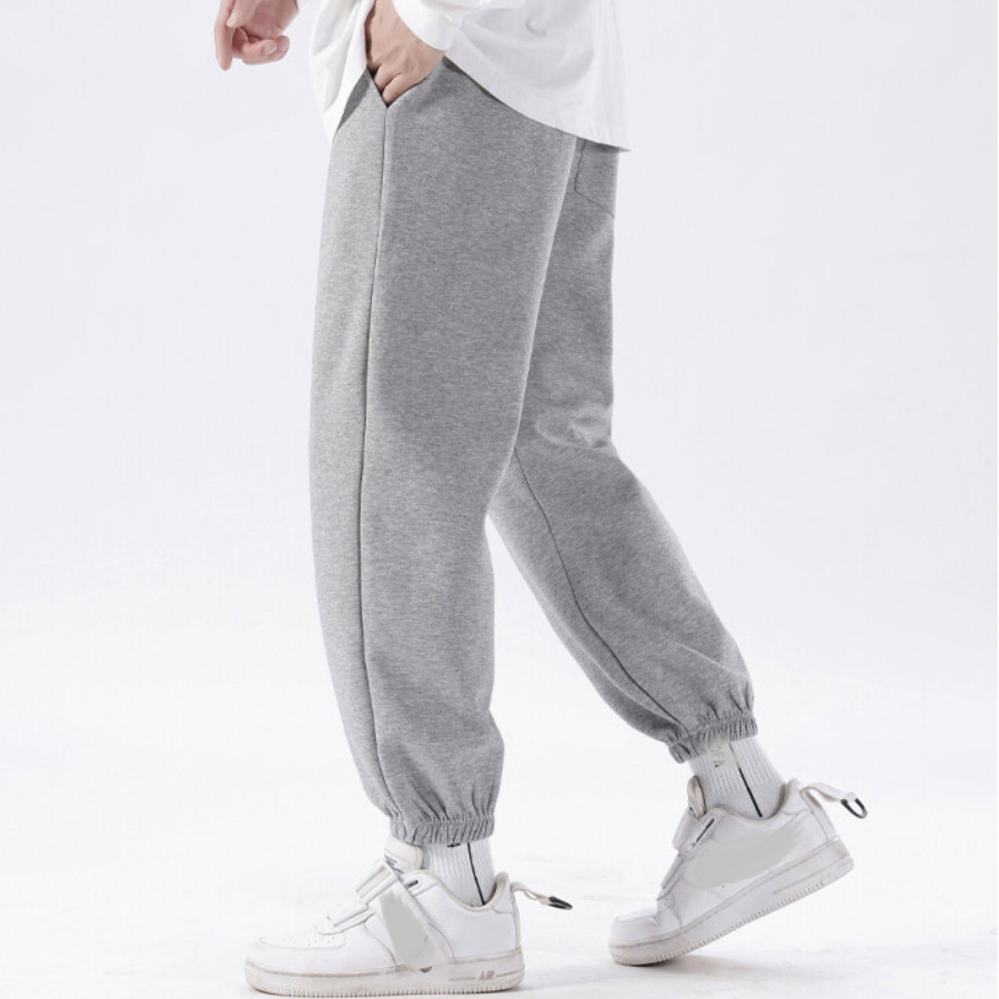 Quần jogger BÓ CHUN unisex MonsterX thể thao nam nữ nỉ cao cấp nỉ bông bigsize thu đông basic pants ulzzang