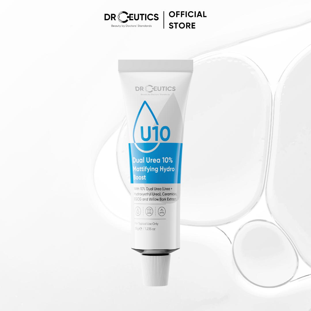 DRCEUTICS Gel Dưỡng Ẩm Kiềm Dầu Và Phục Hồi Da Dual Urea 10% Mattifying Hydro Boost