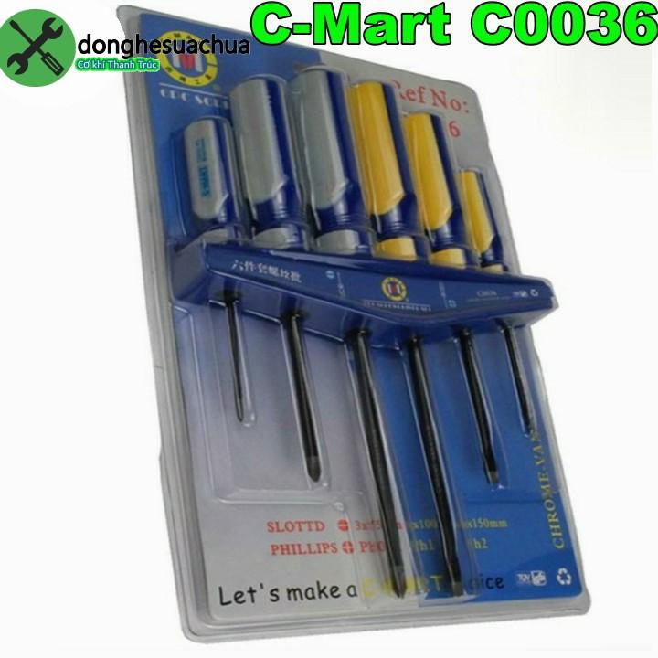Bộ tua vít C-Mart C0036 6 cây