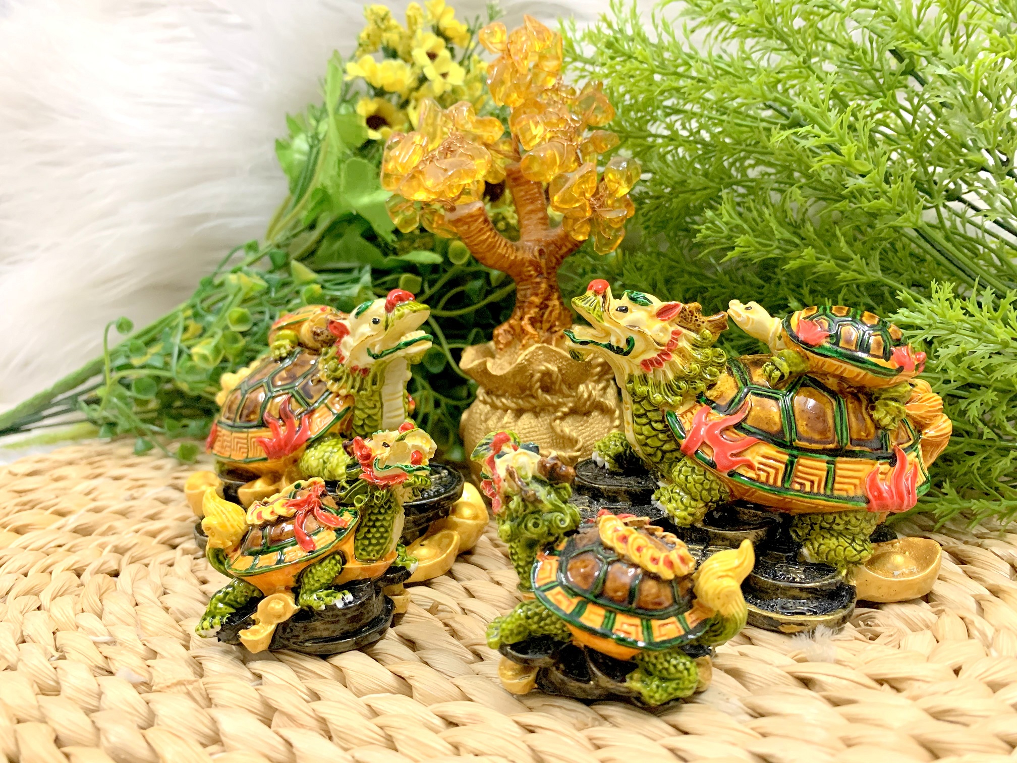 Rùa Đầu Rồng  Tài Lộc Thịnh Phát Tứ Linh Ngũ Hành