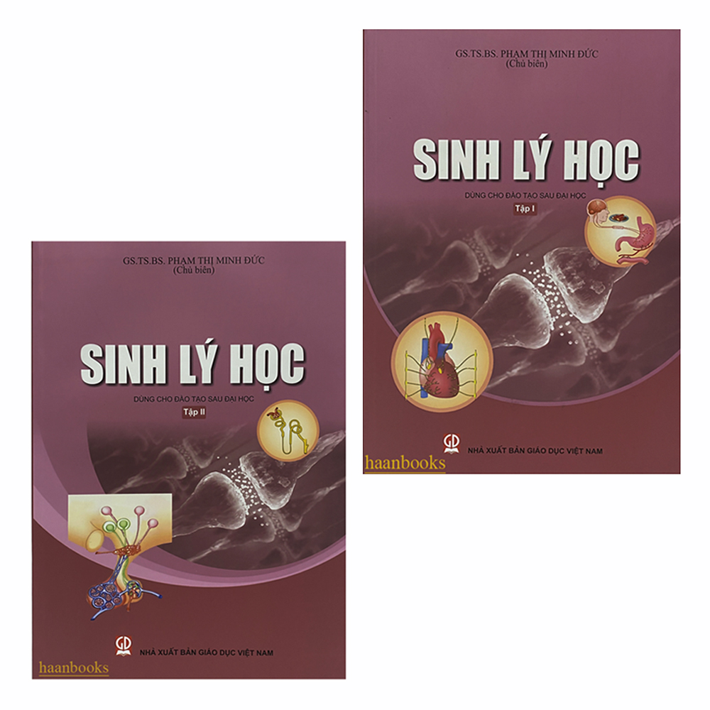 Sách  Combo Bộ sách Lý sinh học  - Dùng cho đào tạo sau đại học