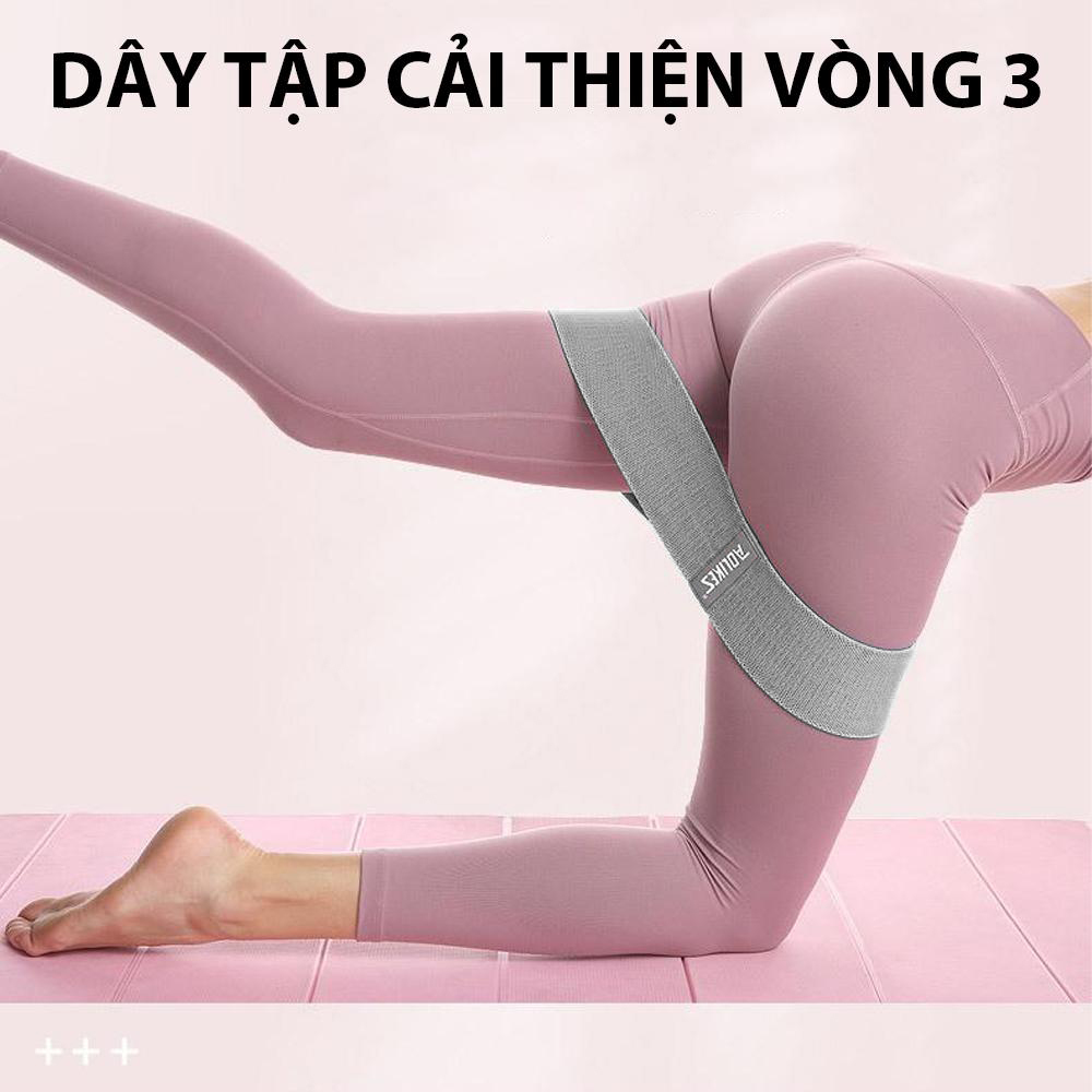 Combo 2 Sản Phẩm Tập Thể Dục Tại Nhà - YOGA QG:  Thảm Tập Yoga 2 Lớp TPE 6mm +  Bộ 3 Dây Kháng Lực Tập Mông, Tay, Chân, Đùi (Tặng kèm Túi Đựng)- Hàng Chính Hãng