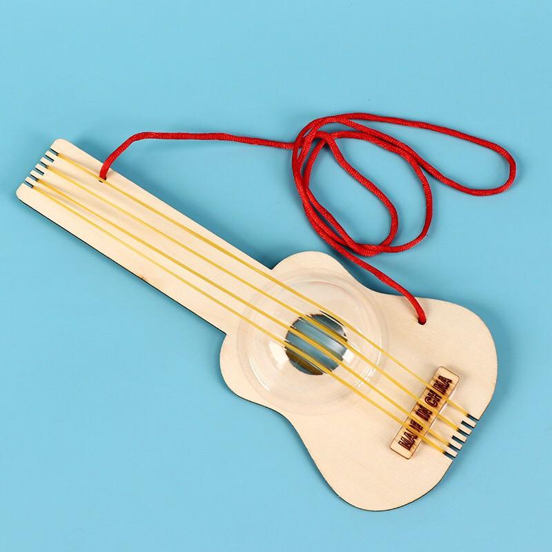 Đồ Chơi Stem – Bộ Lắp Ghép Bằng Gỗ Đàn Guitar Theo Phương Pháp Giáo Dục Stem Steam.