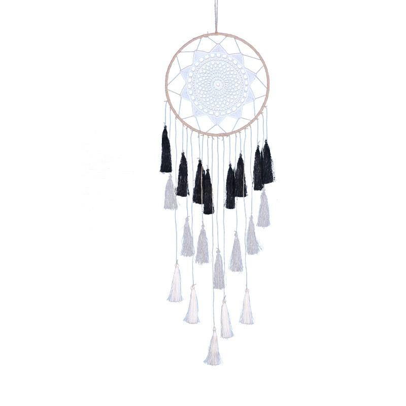 Dream catcher dây gai dệt tay phong cách cổ điển