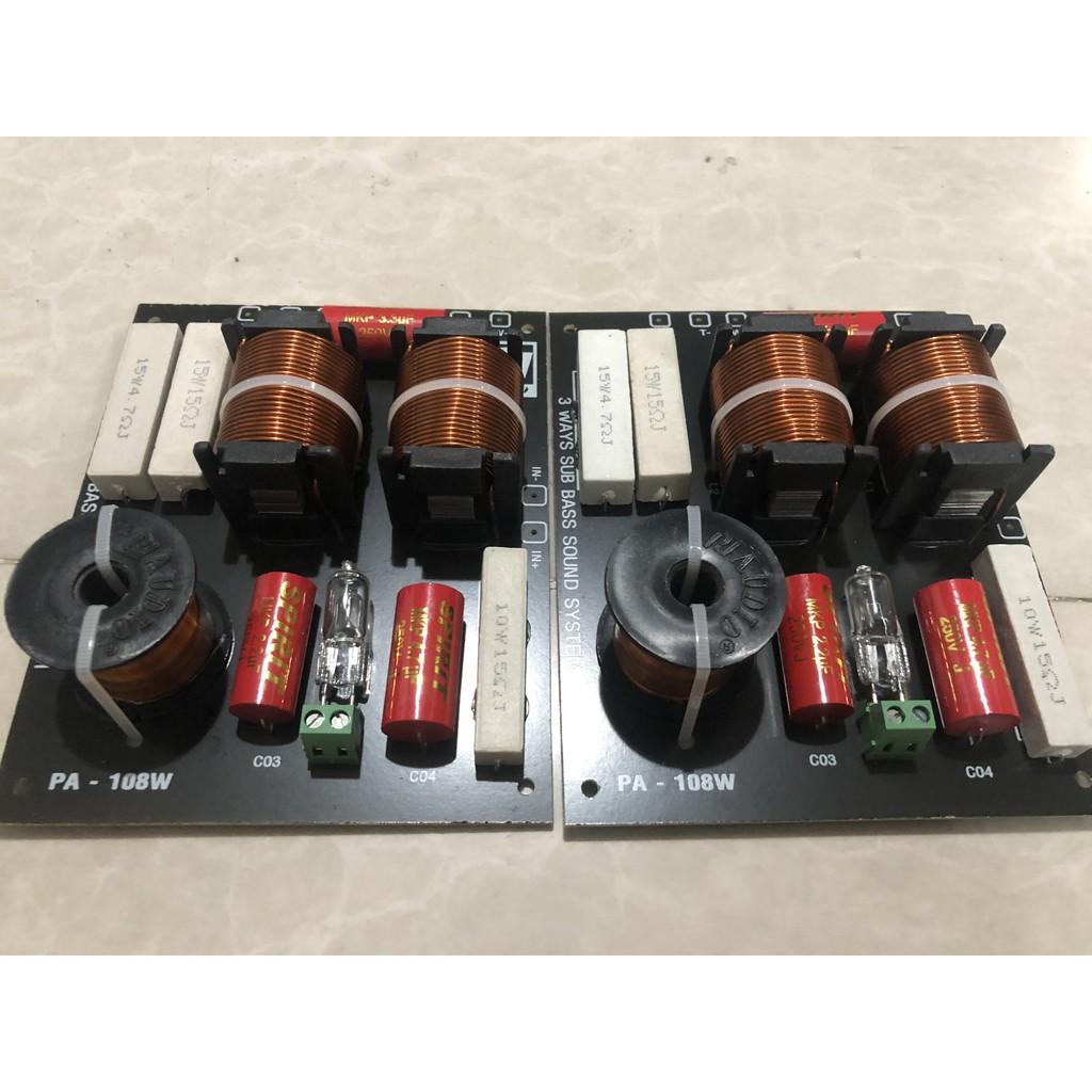 Phân tần loa 2 bass 1 treble kèn PA-108W