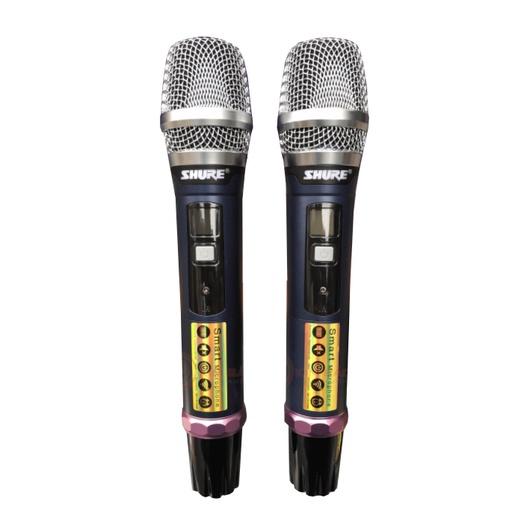 Micro SHURE UGX 23 Plus Vỉ Tím, Tự Ngắt, Hát Nhẹ, Tiếng Tròn - Full Box - Model 2022