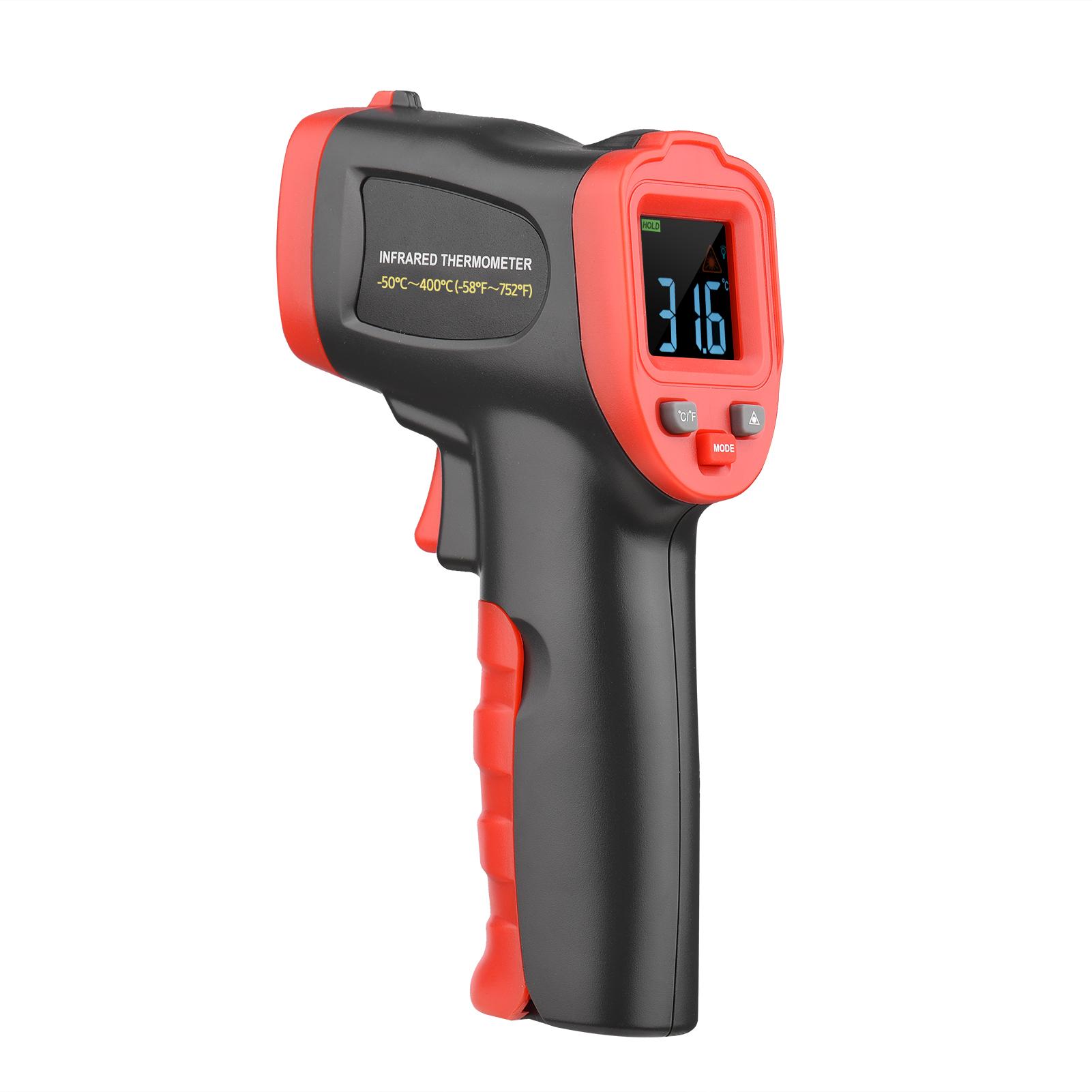 -50℃～950℃ /-58℉～1742℉ Colorful Screen Infrared Thermometer IR Laser Thermometer Handheld Non-Contact Digital Temperature Tester Pyrometer Temperature Gun for Kitchen Cooking BBQ Chocolate Pizza Industrial