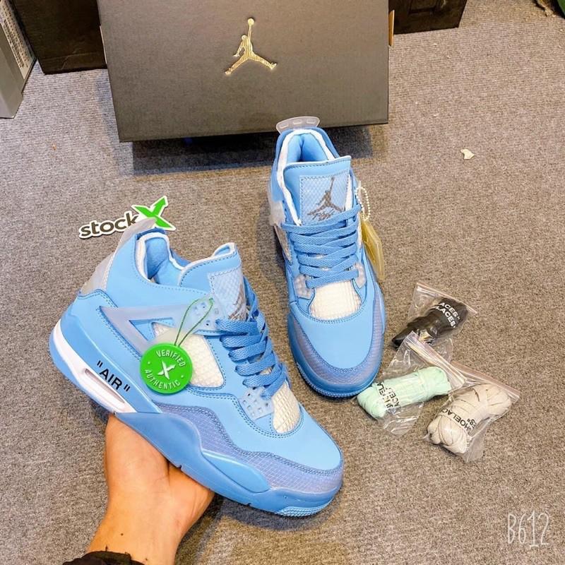 Giầy JD4 retro x offwhite blue 1:1 SC