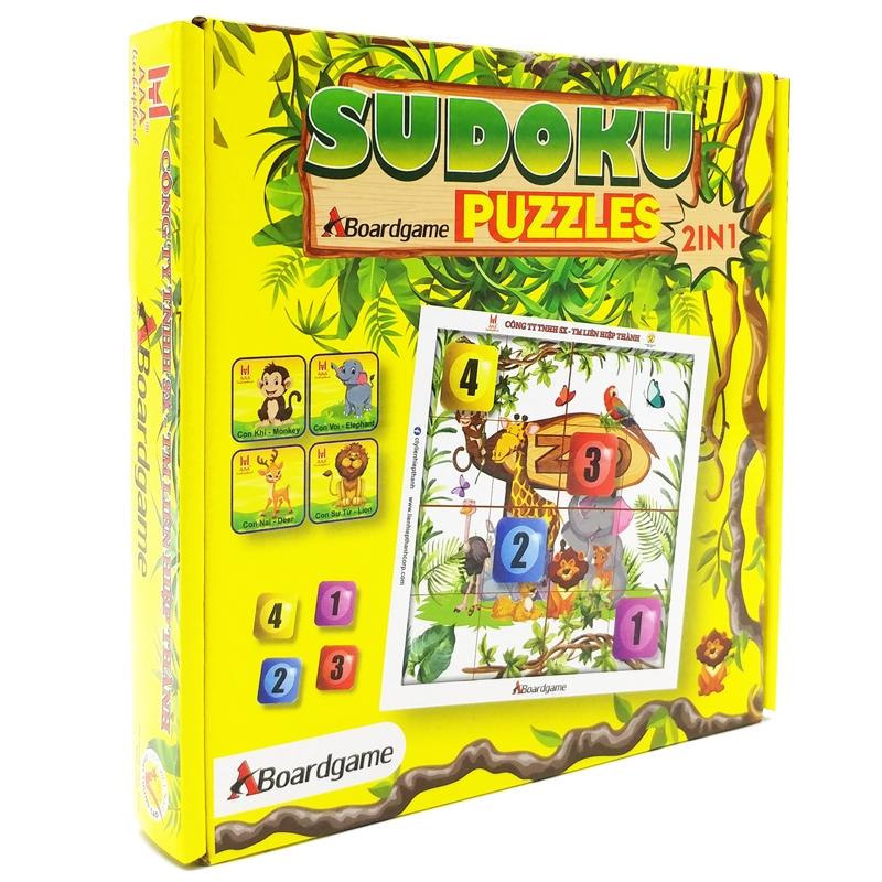 Trò Chơi Sudoku Puzzle 2 Trong 1 LHT - Động Vật