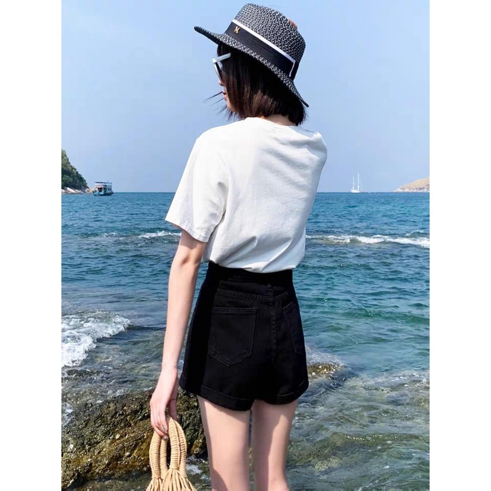 Quần Đùi Sooc Lưng Cao Chuẩn Dáng