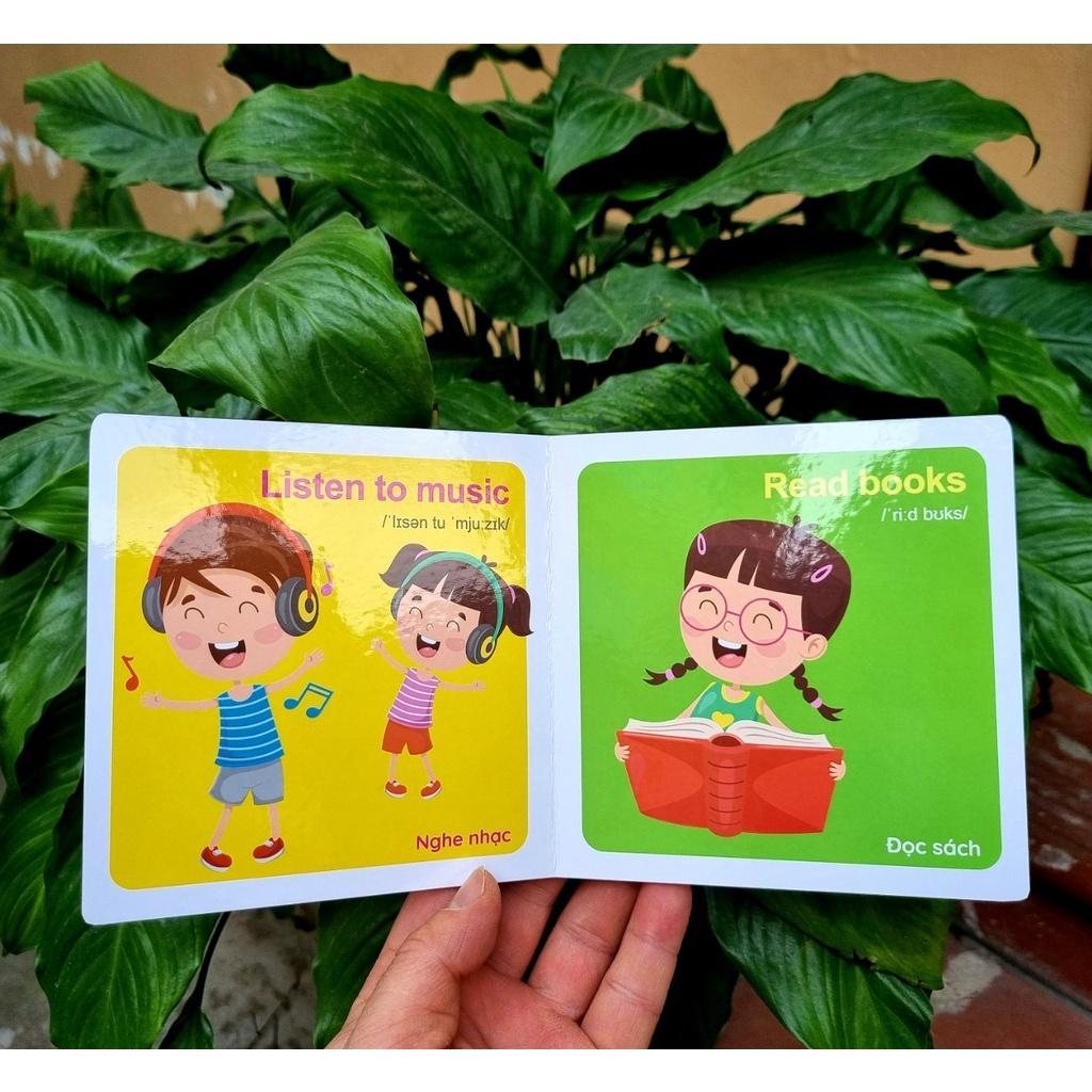 Sách Bộ Hộp Thư Viện Hình Ảnh Đầu Tiên - Thẻ Học Thông Minh Dạng Sách Flash Card Cho Bé Từ 0 6 Tuổi Song Ngữ Việt Anh
