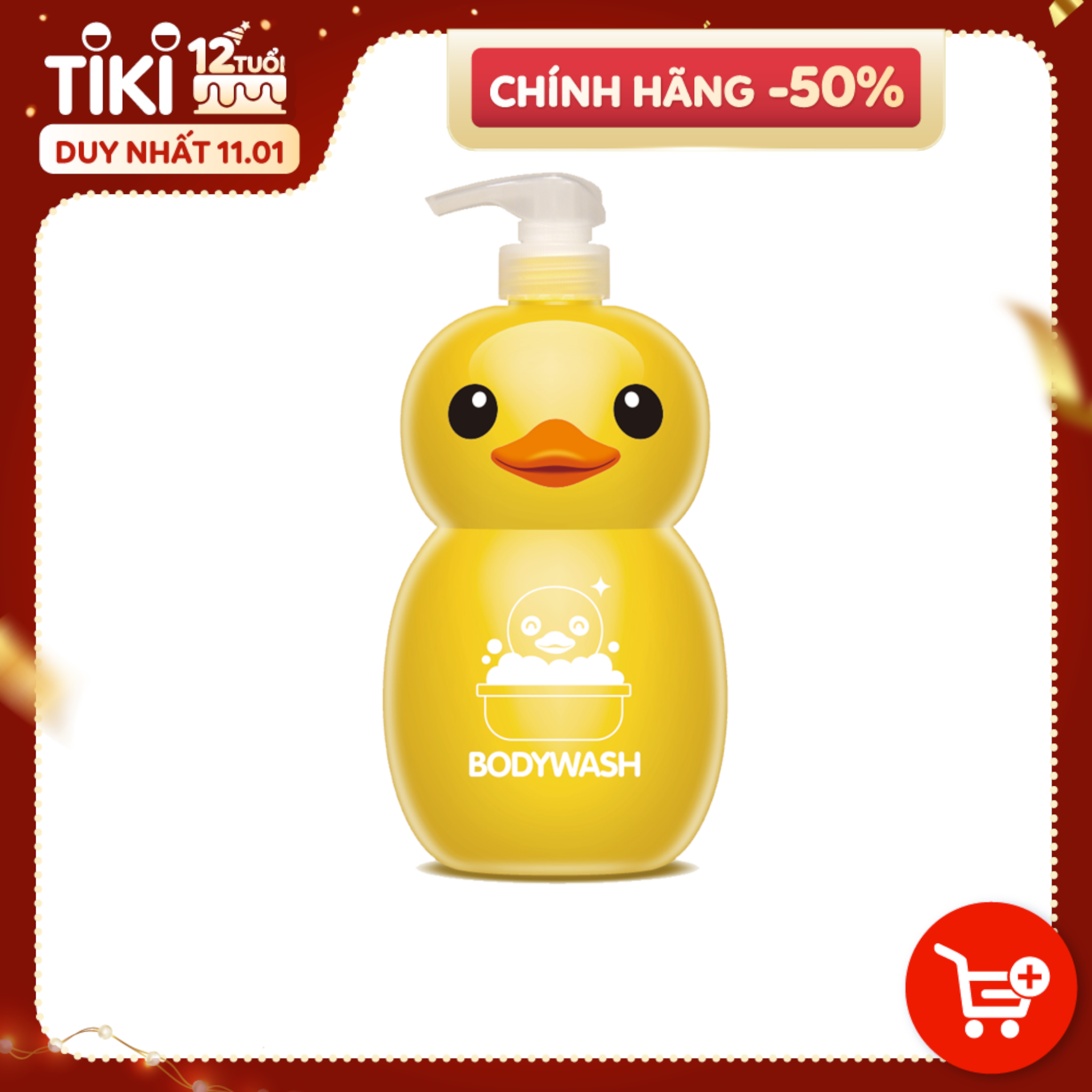 Sữa tắm DƯỠNG ẨM gia đình Rubber Duck 1000ml KHÁNG KHUẨN (DÙNG ĐƯỢC CHO TRẺ SƠ SINH)