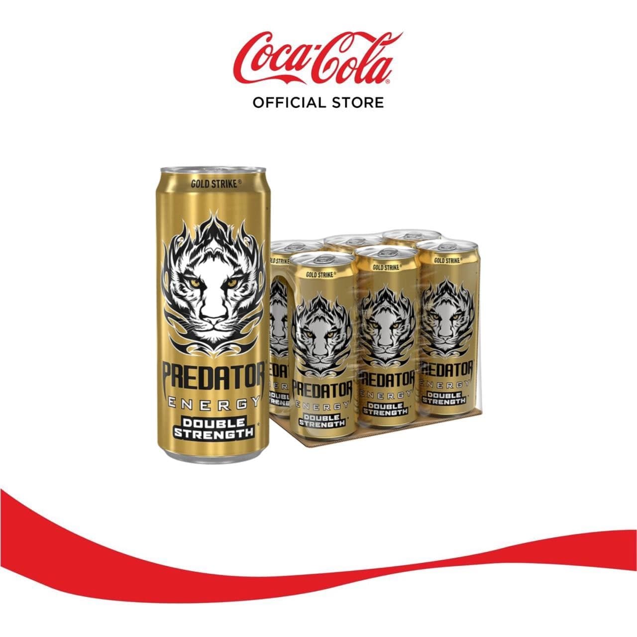 Lốc 6 Lon Nước Tăng Lực Mãnh Thú Predator (330ml/lon)