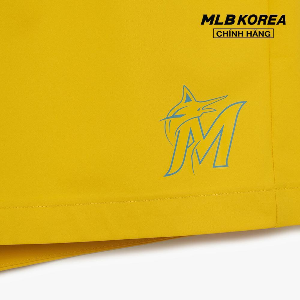 MLB - Quần shorts unisex ống rộng phối logo thời trang 3ASMR0133