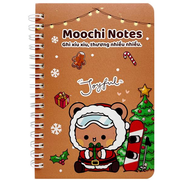Sổ Lò Xo Moochi Christmas A6 - Kẻ Ngang - 160 Trang 80gsm - The Sun 05