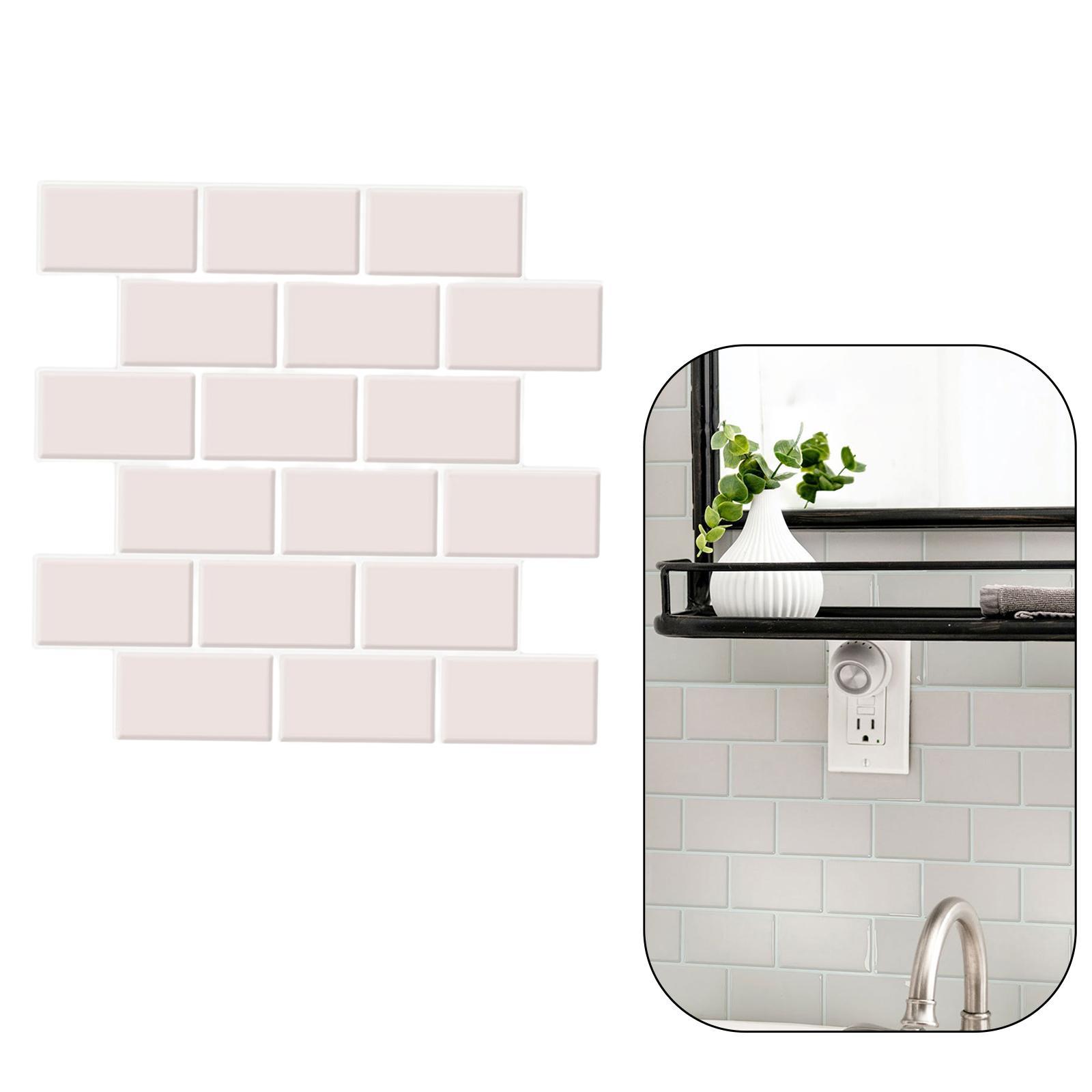 Self Adhesive Wall Sticker Waterproof Wallpaper Panel for Home Kitchen