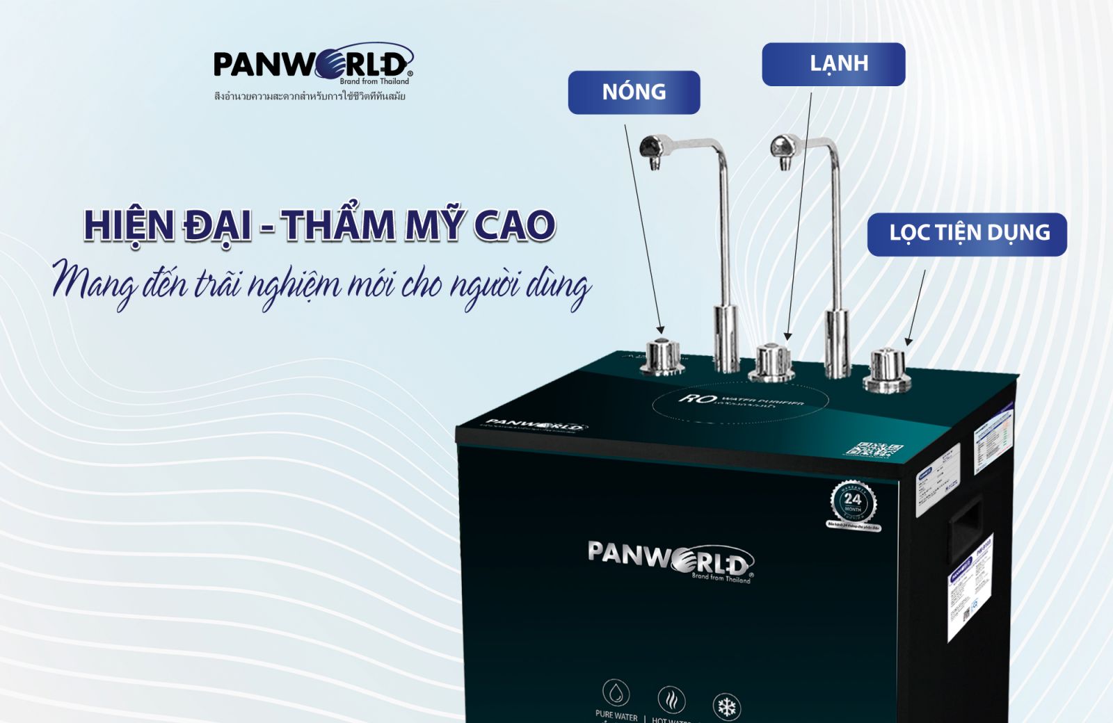Máy lọc nước nóng lạnh nguội Panworld PW-9103 - Hàng chính hãng